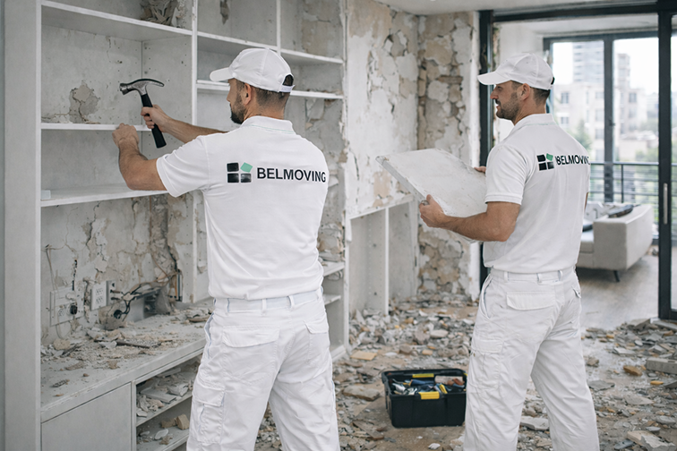 Работы по демонтажу от BELMOVING