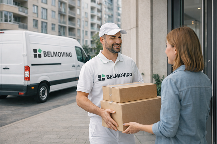 Автомобиль BELMOVING для доставки