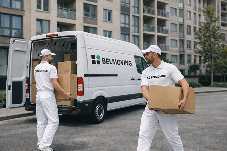 Грузовой автомобиль BELMOVING для грузоперевозок