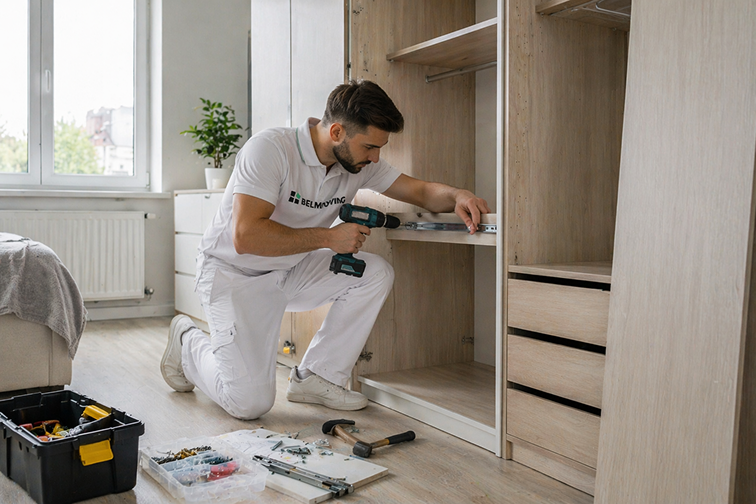 Специалист BELMOVING по сборке мебели