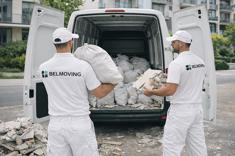 Вывоз строительного мусора BELMOVING